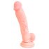 Medicīniskais silikona dildo (18 cm) - dabisks