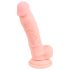 Medicīniskais silikona dildo (18 cm) - dabisks