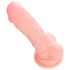 Medicīniskais silikona dildo (18 cm) - dabisks