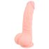 Medicīnas silikona dildo (20cm) - dabīgs