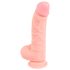 Medicīnas silikona dildo (20cm) - dabīgs