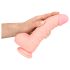Medicīnas silikona dildo (20cm) - dabīgs