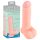 Medikālais - taisns medicīniskais silikona dildo (20 cm) - dabīgs