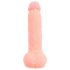 Medikālais - taisns medicīniskais silikona dildo (20 cm) - dabīgs
