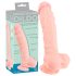 Medicīniskais silikona dildo (24cm) - dabīgs