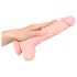Medicīniskais silikona dildo (24cm) - dabīgs