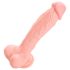 Medicīniskais silikona dildo (24cm) - dabīgs