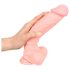 Medicīniskais silikona dildo (24cm) - dabīgs