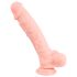 Medicīniskais silikona dildo (24cm) - dabīgs