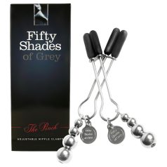 Fifty Shades of Grey - krūšu galu klipsi pelēka