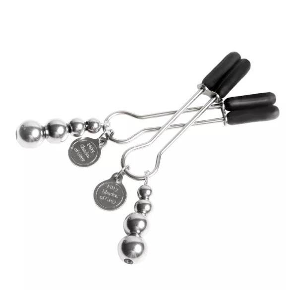 Fifty Shades of Grey - krūšu galu klipsi pelēka