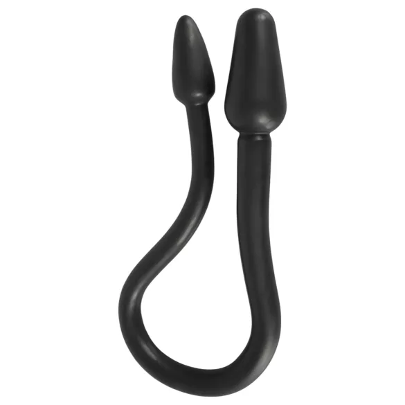 Rebel Double Plug - dubults melnais anālais korķis
