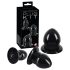 You2Toys - Stiepjamais Anālā Aizbāžņu Komplekt - 3 gab. (melns)