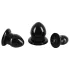 You2Toys - Stretching Plug Kit - anālo aizbāžņu komplekts - 3 gab. (melns)