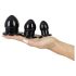 You2Toys - Stiepjamais Anālā Aizbāžņu Komplekt - 3 gab. (melns)