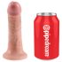 King Cock Strap-on 6 - piestiprināmais dildo - dabīgs