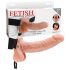 Fetišs Strap-on 7 - piestiprināms dildo (dabīgs)