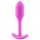 b-vibe Snug Plug 1 - anālais stimuls ar svaru (55g) - rozā