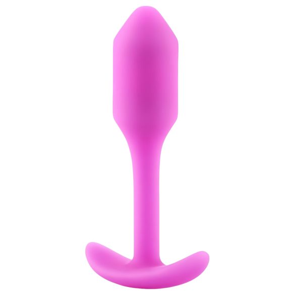 b-vibe Snug Plug 1 - anālais stimuls ar svaru (55g) - rozā