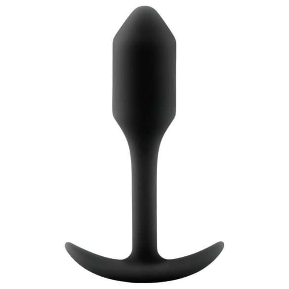 b-vibe Snug Plug 1 - anālais spraudnis ar svaru (55g) - melns