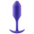 b-vibe Snug divkāršais anālais spraudnis (114g) - violets