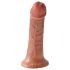 King Cock dildo 15 cm brūns