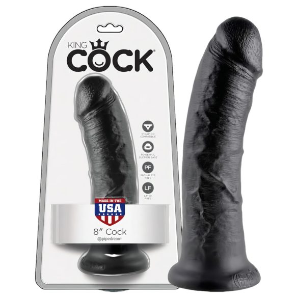 King Cock dildo 20 cm melns