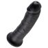 King Cock dildo 20 cm melns