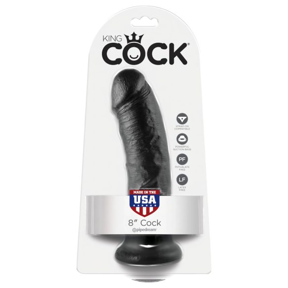 King Cock dildo 20 cm melns