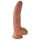 King Cock dildo ar sēkliniekiem 23 cm brūns