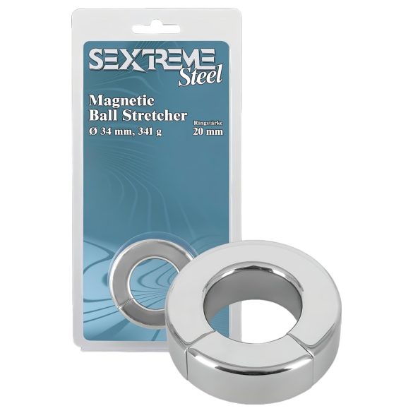 Sextreme - smagais magnētiskais sēklinieku gredzens un stiepējs (341g)