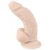 Nature Skin - Piesūceknis īsts dildo - naturāls (mazs)