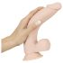 Nature Skin - dabīgs piesūceknis dildo - vidējs