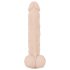 Dabīgā āda - Piesūceknis reālistisks dildo - liels (dabīgs)