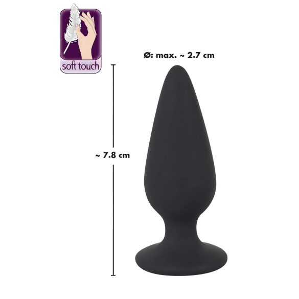 Black Velvets anālais aizbāznis 40g smags melns