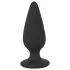 Black Velvets Heavy - 75 g anālais plug (melns)
