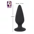 Black Velvets Heavy - 75 g anālais plug (melns)