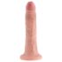 Karalis Cock 7 dildo (18 cm) - naturāls
