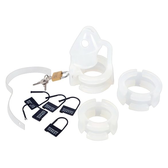 You2Toys - Dzimumlocekļa būris silikons (balts)