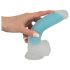 You2Toys Glow in the Dark - piesūcekņa, gaismas dildo (zils)