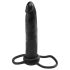 analfantasy Double Trouble – uzspraužamais anālais dildo (melns) 