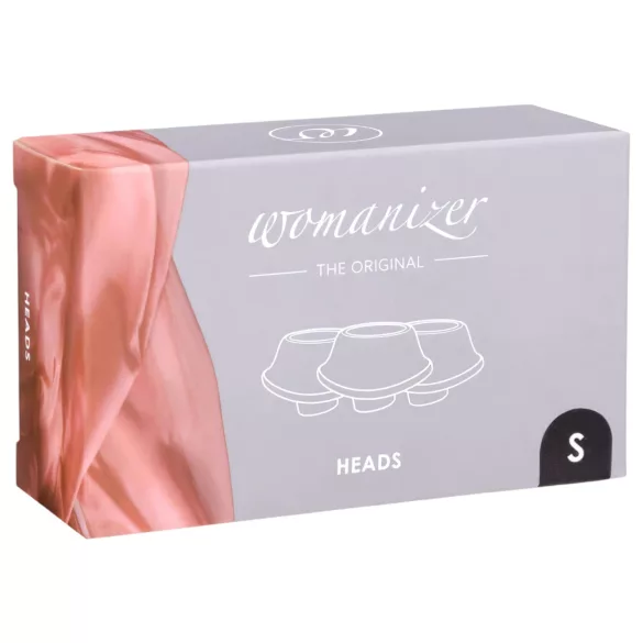 Womanizer Premium S - rezerves uzgaļu komplekts, melns, 3 gab.