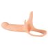 You2Toys - Piestiprināms, dobs dildo (liels) - dabīgs