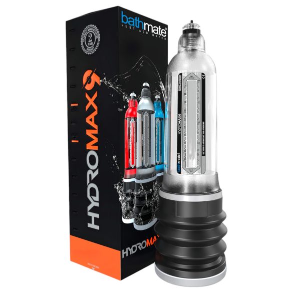Bathmate Hydromax9 - ūdens pumpis (caurspīdīgs)