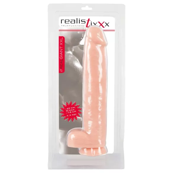 realistixxx Giant 3XL - reālistisks dildo 42cm naturāls