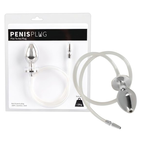 Piss to Ass Plug - urbis anālais aizbāznis ar urīnkanāla paplašinātāju