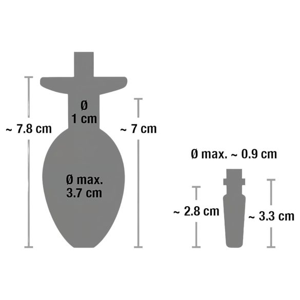 Piss to Ass Plug - urbis anālais aizbāznis ar urīnkanāla paplašinātāju
