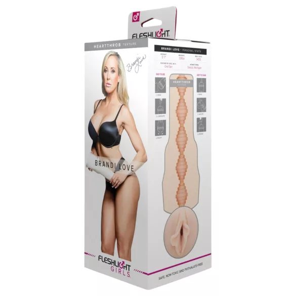 Fleshlight masturbators vagīna Brandi Love Heartthrobe realīstiska