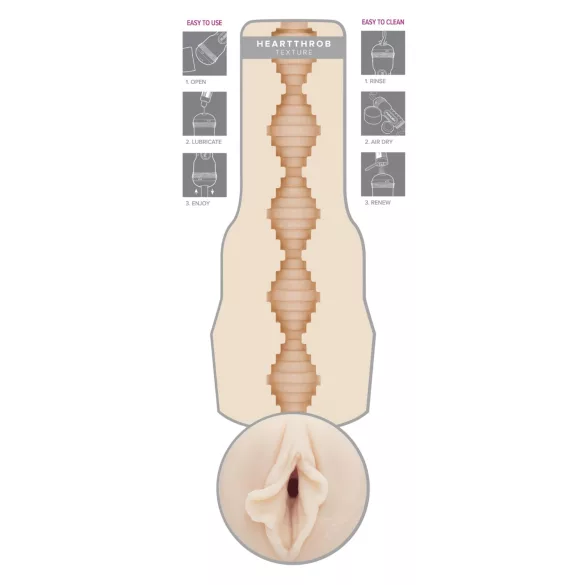 Fleshlight masturbators vagīna Brandi Love Heartthrobe realīstiska