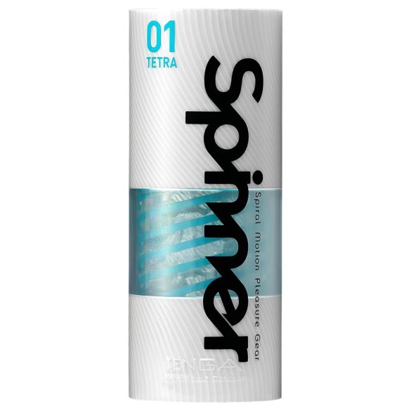 TENGA Spinner Tetra - vīriešu masturbators caurspīdīgs